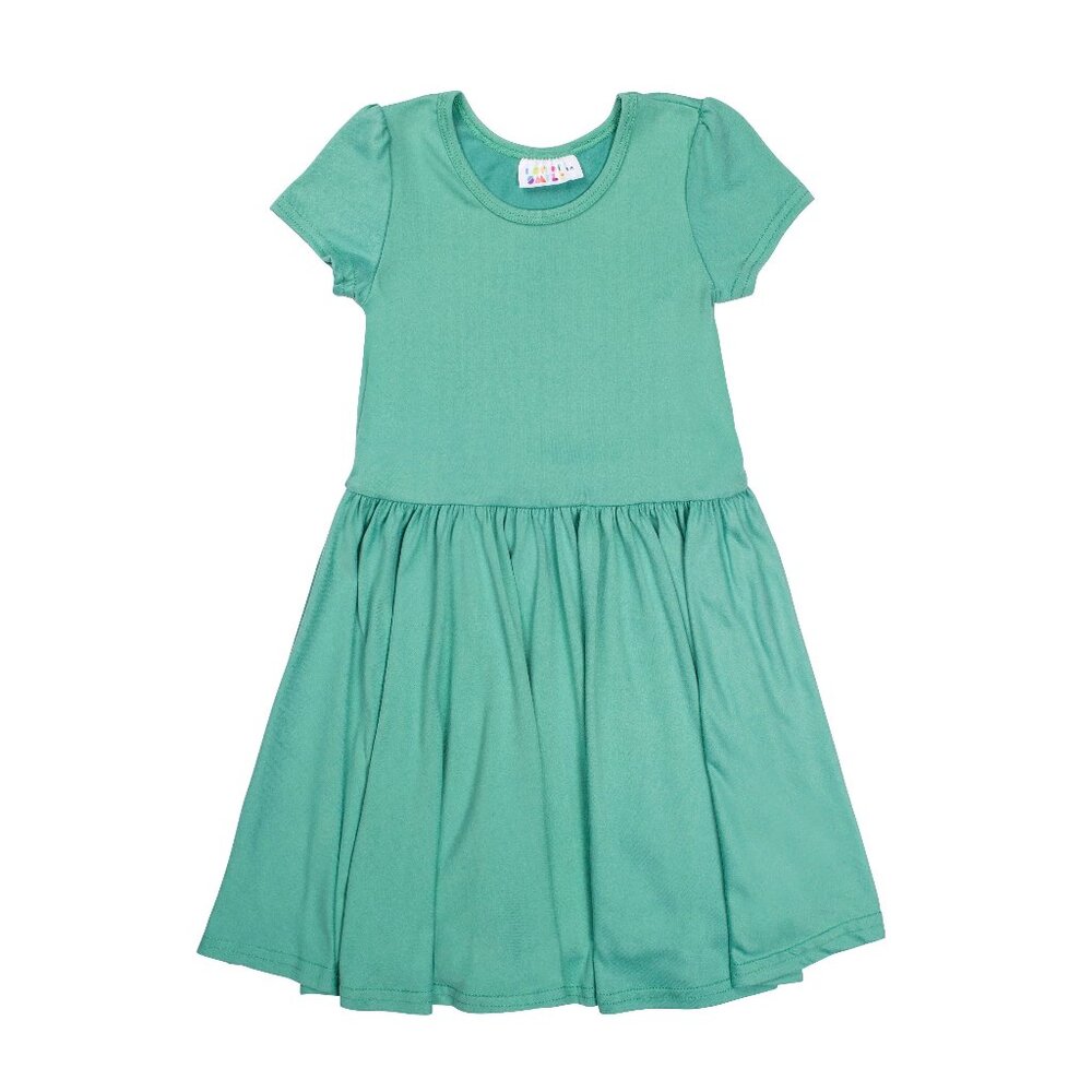 DotDotSmile Size 5/6 Classic Cap Dress - NWT Solid Pistachio Green